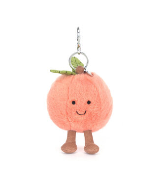 Jellycat Inc Amuseables Peach Bag Charm