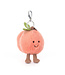 Jellycat Inc Amuseables Peach Bag Charm