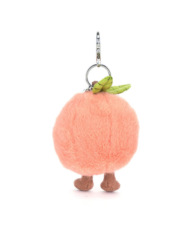Jellycat Inc Amuseables Peach Bag Charm