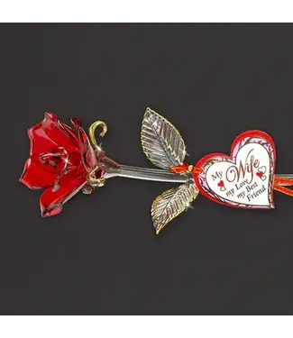 Glass Baron Rose My Wife Red