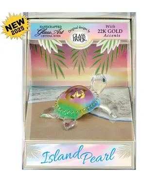 Glass Baron Sea Turtle Island Pearl