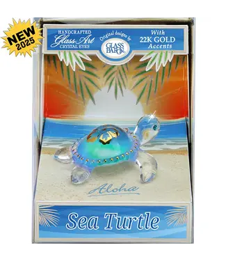 Glass Baron Sea Turtle Aloha