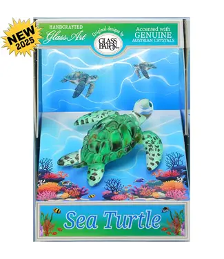 Glass Baron Sea Turtle Green