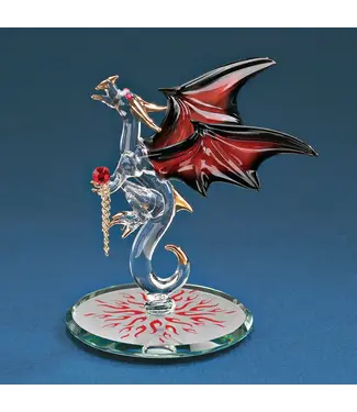 Glass Baron Dragon With Fire