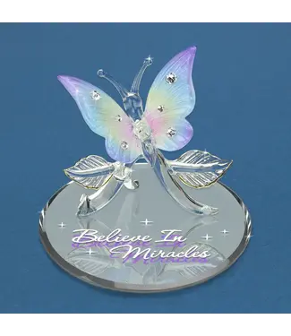 Glass Baron Butterfly Believe In Miracles