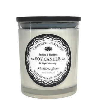 Kiss Me In The Garden Grateful Nature 14 oz Soy Candle
