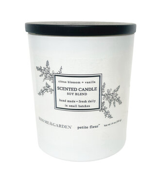 Kiss Me In The Garden Petite Fleur CANDLE in glass 14 oz