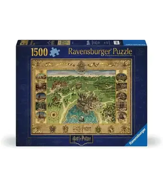 Ravensburger Hogwarts Map 1500 Piece Puzzle
