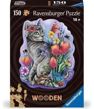Ravensburger Lovely Cat 150 Pc Wood