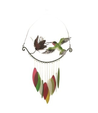 Gift Essentials Hummingbird & Flower Chime