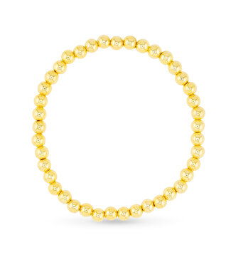 Amanda Blu Gold 5mm Beaded Stretch Bracelet