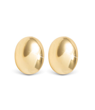 Amanda Blu Vivian Polished Stud Gold