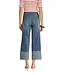 French Dressing Olivia Wide Cuffed Ankle Jean Lite Blue