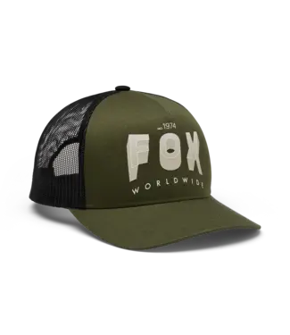 Fox Head Inc BLOCK MESH TRUCKER HAT ARMY GREEN