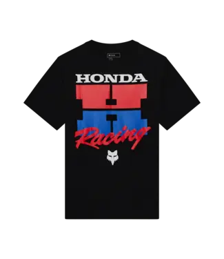 Fox Head Inc HONDA MIDWEIGHT SHORT SLEEVE TEE BLACK