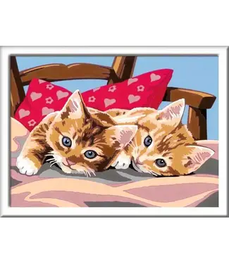 Ravensburger CreArt Two Cuddly Cats