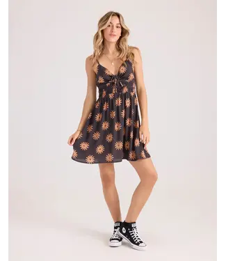 Volcom Midnite Ramble Dress BRBDSBLK-OPN