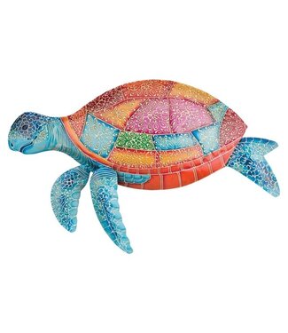Regal Henna Sea Turtle Wall Decor Multi