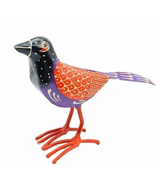 Regal Henna Bird Decor Purple