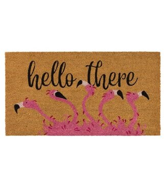 Regal Doormat Coir Flamingo