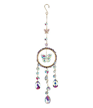 Regal Daydream Ornament Butterfly Crystal