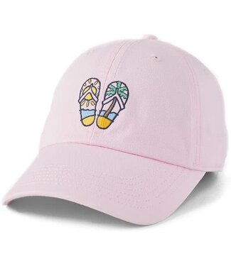 Life Is Good A Chill Cap Flip Out Flip Flops Seashell Pink