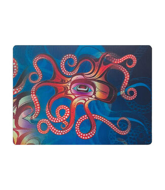 Native Northwest 3D Lenticular Magnet-Octopus Nuu by Ernest Swanson