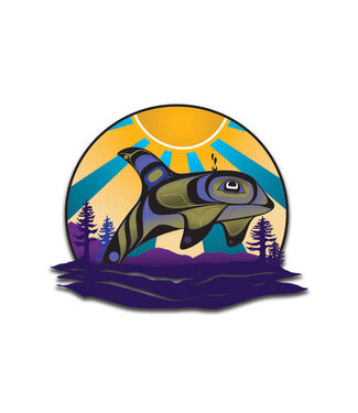 Native Northwest 3D Magnet-Killer Whale by Adam Lewis
