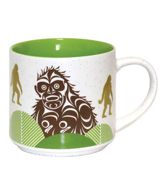 Native Northwest Ceramic Mug-Sasquatch by Francis Horne Sr.