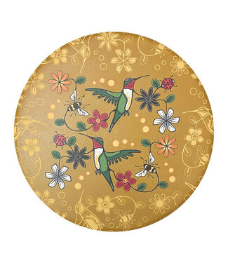 Native Northwest Ceramic Trivet-Hummingbird Nenookaasi by Storm