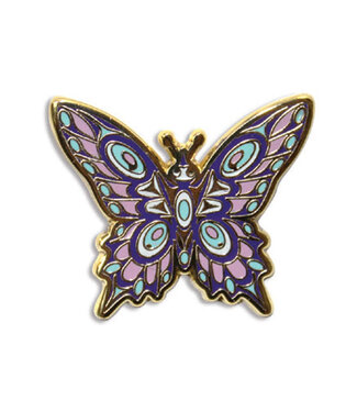 Native Northwest Enamel Pin-Butterfly by Joe Wilson-Sxwaset
