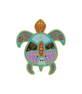 Native Northwest Enamel Pin-Turtle by Jason Adair