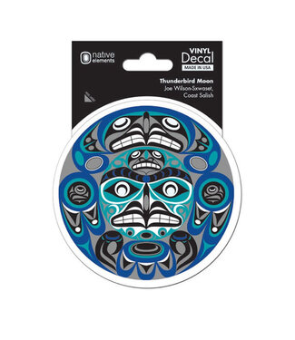 Native Northwest Premium Decal-Thunderbird Moon by Joe Wilson-Sxwaset