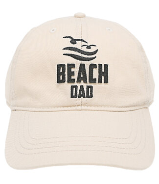 Pavillion Beach Dad Beige Adjustable Hat