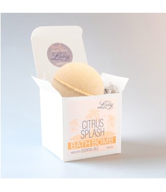 Luxiny Citrus Splash Bath Bomb Made With With Essential Oil