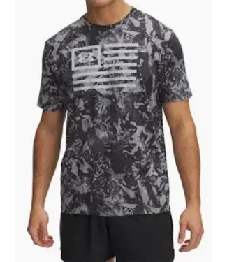 Under Armour Inc Mens Freedom Camo Tee Gray