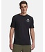 Under Armour Inc Mens Freedom Fire Skull Tee Black