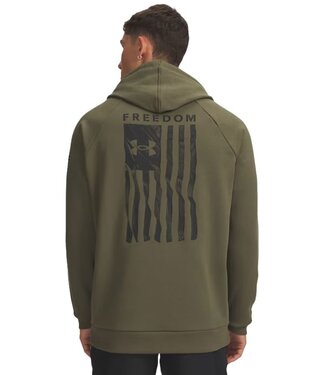 Under Armour Inc Mens Freedom Flag Hoodie Green 6005748