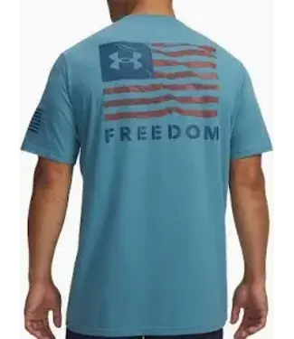 Under Armour Inc Mens Freedom Banner Tee Boundless Blue
