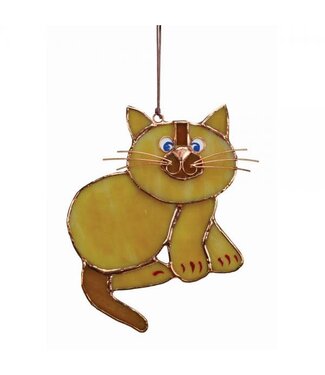Gift Essentials Tan Cat Suncatcher