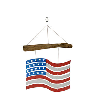 Gift Essentials US Flag Mobile Wind Chime