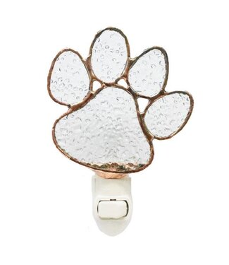 Gift Essentials Stained Glass Pawprint Nightlight