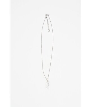 Batela USA Inc Fish With Rhinestone Adjustable Necklace