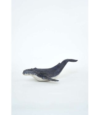 Batela USA Inc Humpback Whale Figure Resin Blue L19.7in-H-5.1in x2
