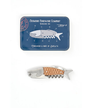 Batela USA Inc Bui Corkscrew Pocket Knife Brown