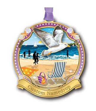 Beacon Design Seagull Ornament Name Drop