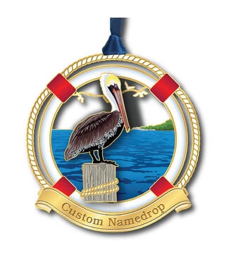 Beacon Design PELICAN (OCEAN SHORES) ORNAMENT 61241