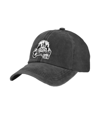 Brief Insanity Camping Crew Faux Suede Patch Adult Cap