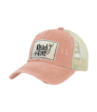 Brief Insanity Beach Girl Vintage Distressed Cap