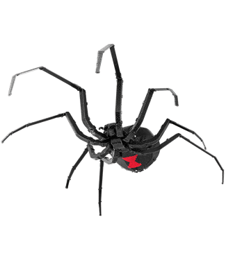 Fascinations INC Metal Earth Black Widow Spider